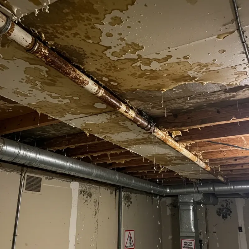 Ceiling Water Damage Repair in Union City, OH