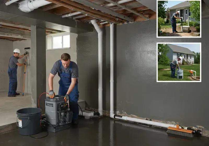 Basement Waterproofing and Flood Prevention process in Union City, OH